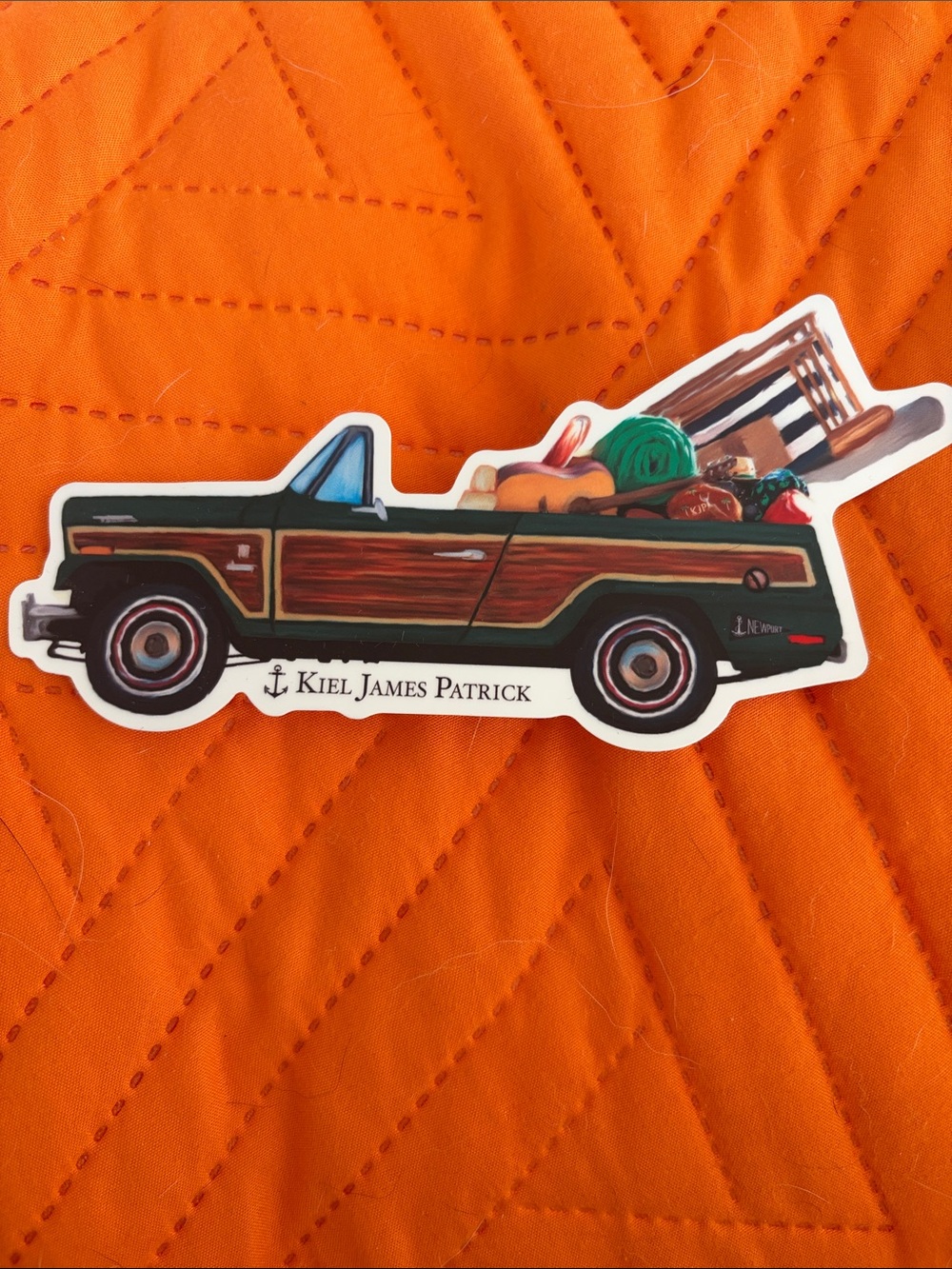 Kiel James Patrick Wagoneer Sticker